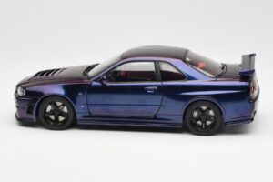 Nissan Skyline GT-R R34 NISMO Z-Tune Midnight Violet III AUTOart 1:18 77464 Composite — image 4 sur 8