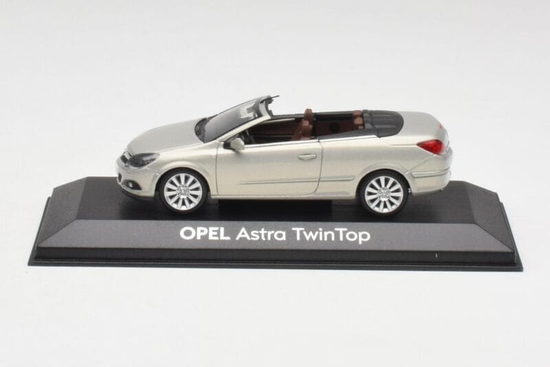 Opel Astra H Twin Top Argent Minichamps 1:43 403045633 Métal