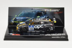 Opel Astra OPC #142 Rathje / Bueler / Scharf / Hoffmeister 24 Hours Nurburgring 2010 Minichamps 1:43 437104142 Métal