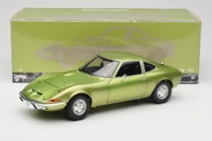 Opel GT Green Metallic Minichamps 1:18 180049029 Métal — image 8 sur 8