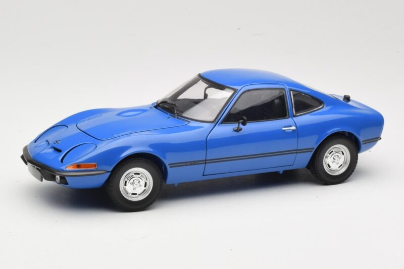 Opel GT/J Bleu Minichamps 1:18 180049023 Métal