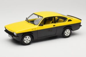 Opel Kadett C GT/E Jaune & Noir Minichamps 1:18 180045521 Métal