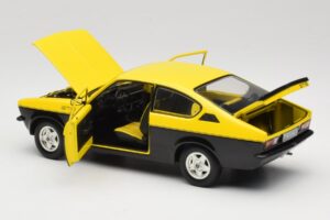Opel Kadett C GT/E Jaune & Noir Minichamps 1:18 180045521 Métal — image 5 sur 8