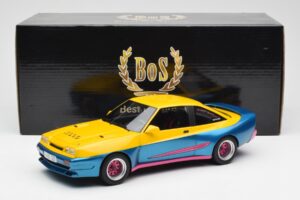 Opel Manta Jaune Bleu BoS Models 1:18 BOS279 Métal — image 6 sur 6