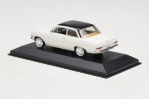 Opel Rekord A Blanc Toit Noir Minichamps 1:43 430041002 Métal — image 3 sur 4