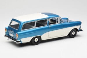 Opel Rekord P1 Caravan Bleu Métallisé Minichamps 1:18 180043210 Métal — image 3 sur 8