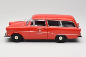 Opel Rekord P1 Caravan Feuerwehr Neuenkirchen Minichamps 1:18 180043291 Métal — image 4 sur 8