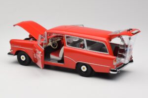 Opel Rekord P1 Caravan Feuerwehr Neuenkirchen Minichamps 1:18 180043291 Métal — image 5 sur 8