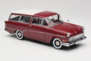 Opel Rekord P1 Caravan Rouge Minichamps 1:18 180043211 Métal — image 6 sur 8