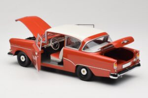 Opel Rekord P1 Rouge Minichamps 1:18 180043201 Métal — image 5 sur 8