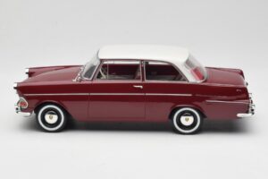 Opel Rekord P2 Rouge Foncé & Blanc BoS Models 1:18 BOS415 Résine — image 3 sur 6