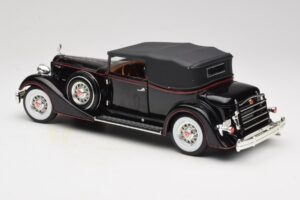 Packard Cabriolet Noir Anson 1:18 30397 Métal — image 7 sur 8