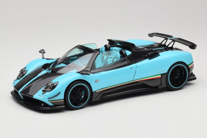 Pagani Zonda Uno Carbon Bleu Clair Almost Real 1:18 850630001 Métal