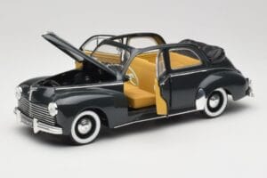 Peugeot 203 Cabriolet Noir Solido 1:18 8156 Métal — image 2 sur 8