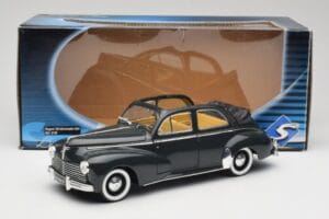 Peugeot 203 Cabriolet Noir Solido 1:18 8156 Métal — image 8 sur 8