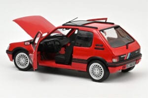 Peugeot 205 GTi 1.9 PTS Deco Vallelunga Rouge Norev 1:18 184846 Métal — image 2 sur 3