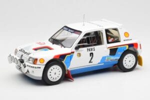 Peugeot 205 T16 #2 A. Vatanen / T. Harryman Rally Monte Carlo 1985 Norev 1:18 184864 Métal