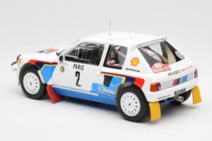 Peugeot 205 T16 #2 A. Vatanen / T. Harryman Rally Monte Carlo 1985 Norev 1:18 184864 Métal — image 7 sur 8