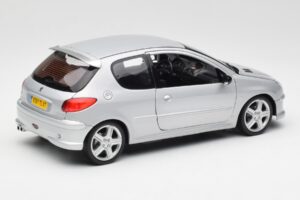 Peugeot 206 RC Aluminium Argent Norev 1:18 184726 Métal — image 3 sur 8