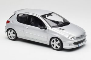 Peugeot 206 RC Aluminium Argent Norev 1:18 184726 Métal — image 6 sur 8