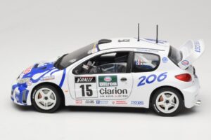 Peugeot 206 WRC #15 G. Panizzi / H. Panizzi WRC 1999 Solido 1:18 9016 Métal — image 4 sur 8