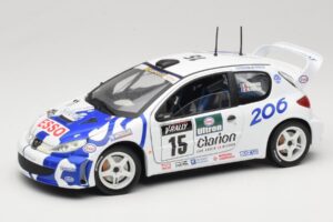 Peugeot 206 WRC #15 G. Panizzi / H. Panizzi WRC 1999 Solido 1:18 9016 Métal