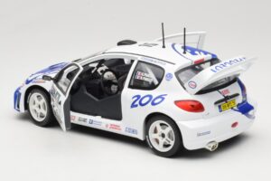 Peugeot 206 WRC #15 G. Panizzi / H. Panizzi WRC 1999 Solido 1:18 9016 Métal — image 5 sur 8