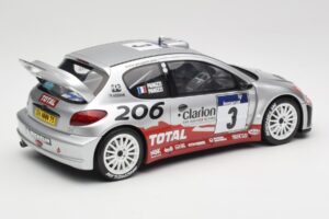 Peugeot 206 WRC #3 G. Panizzi / H. Panizzi Rally Tour de Corse 2002 Otto 1:18 OT1085 Résine — image 2 sur 6