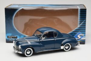 Peugeot 302 Coupé Bleu Solido 1:18 8168 Métal — image 8 sur 8