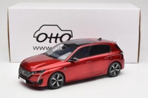 Peugeot 308 GT P5 Elixir Red Otto 1:18 OT1140 Résine — image 6 sur 6
