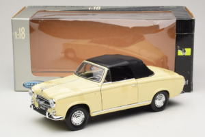 Peugeot 403 Cabriolet Beige Welly 1:18 12551HW Métal — image 6 sur 6
