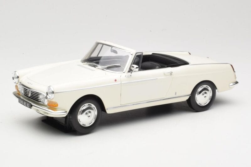 Peugeot 404 Cabriolet Blanc Norev 1:18 184746 Métal