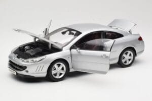 Peugeot 407 Coupe Argent Norev 1:18 184747 Métal — image 2 sur 8