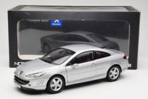 Peugeot 407 Coupe Argent Norev 1:18 184747 Métal — image 8 sur 8