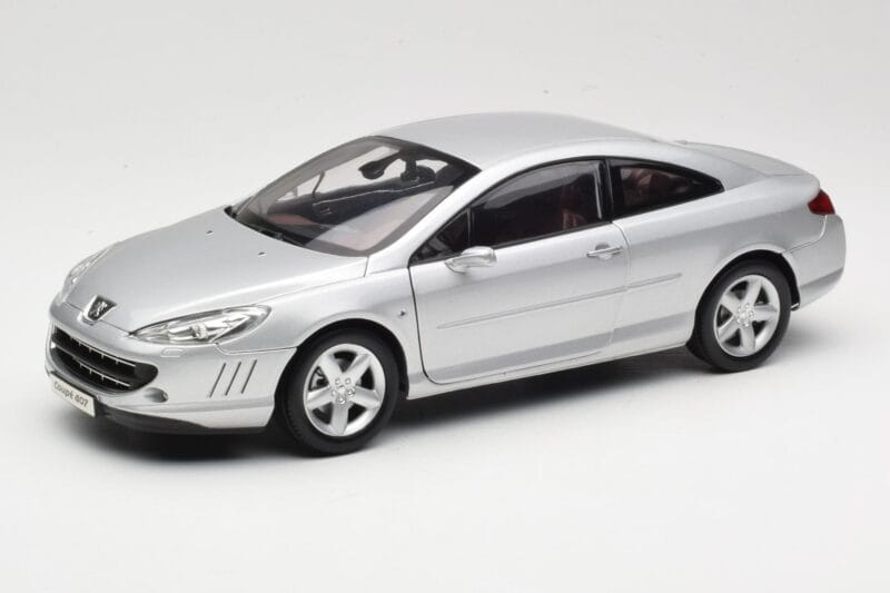 Peugeot 407 Coupe Argent Norev 1:18 184747 Métal