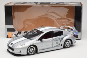 Peugeot 407 Racing Argent Solido 1:18 90642 Métal — image 8 sur 8