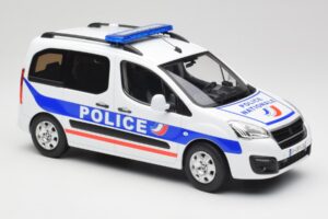 Peugeot Partner Police Bleu Norev 1:18 184891 Métal — image 4 sur 6