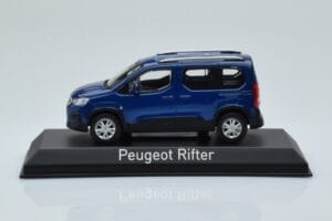 Peugeot Rifter Bleu Norev 1:43 479061 Métal