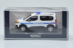 Peugeot Rifter Police Municipale Blanc Norev 1:43 479067 Métal — image 4 sur 4
