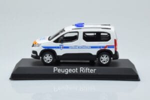 Peugeot Rifter Police Municipale Blanc Norev 1:43 479067 Métal