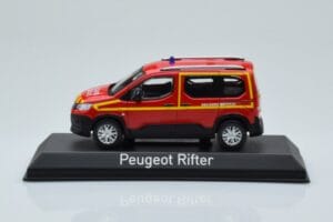Peugeot Rifter Pompiers Secours Medical Rouge Norev 1:43 479070 Métal