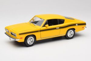 Plymouth Barracuda Jaune Road Legends 1:18 92178 Métal