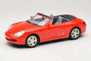 Porsche 911 996 Cabriolet Rouge Mira 1:18 6930 Métal