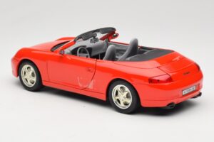 Porsche 911 996 Cabriolet Rouge Mira 1:18 6930 Métal — image 7 sur 8