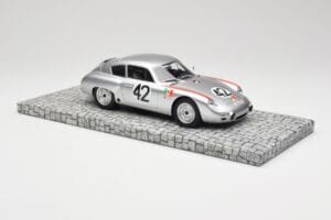 Porsche 356B 1600 GS Carrera GTL Abarth #42 H. Herrmann / H. Linge Targa Florio 1962 Minichamps 1:18 107626842 Résine — image 4 sur 6