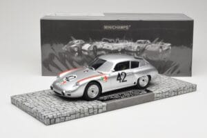 Porsche 356B 1600 GS Carrera GTL Abarth #42 H. Herrmann / H. Linge Targa Florio 1962 Minichamps 1:18 107626842 Résine — image 6 sur 6