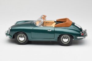 Porsche 356B Cabriolet Vert Bburago 1:18 3051-M1 Métal — image 4 sur 8