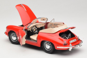 Porsche 356B Cabriolet Rouge Tchibo 1:18 45703 Métal — image 5 sur 8