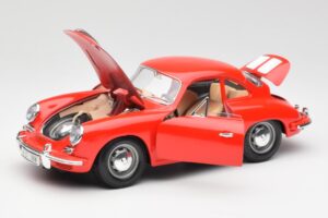 Porsche 356B Rouge Bburago 1:18 3021 Métal — image 2 sur 8
