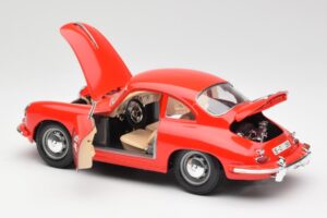 Porsche 356B Rouge Bburago 1:18 3021 Métal — image 5 sur 8